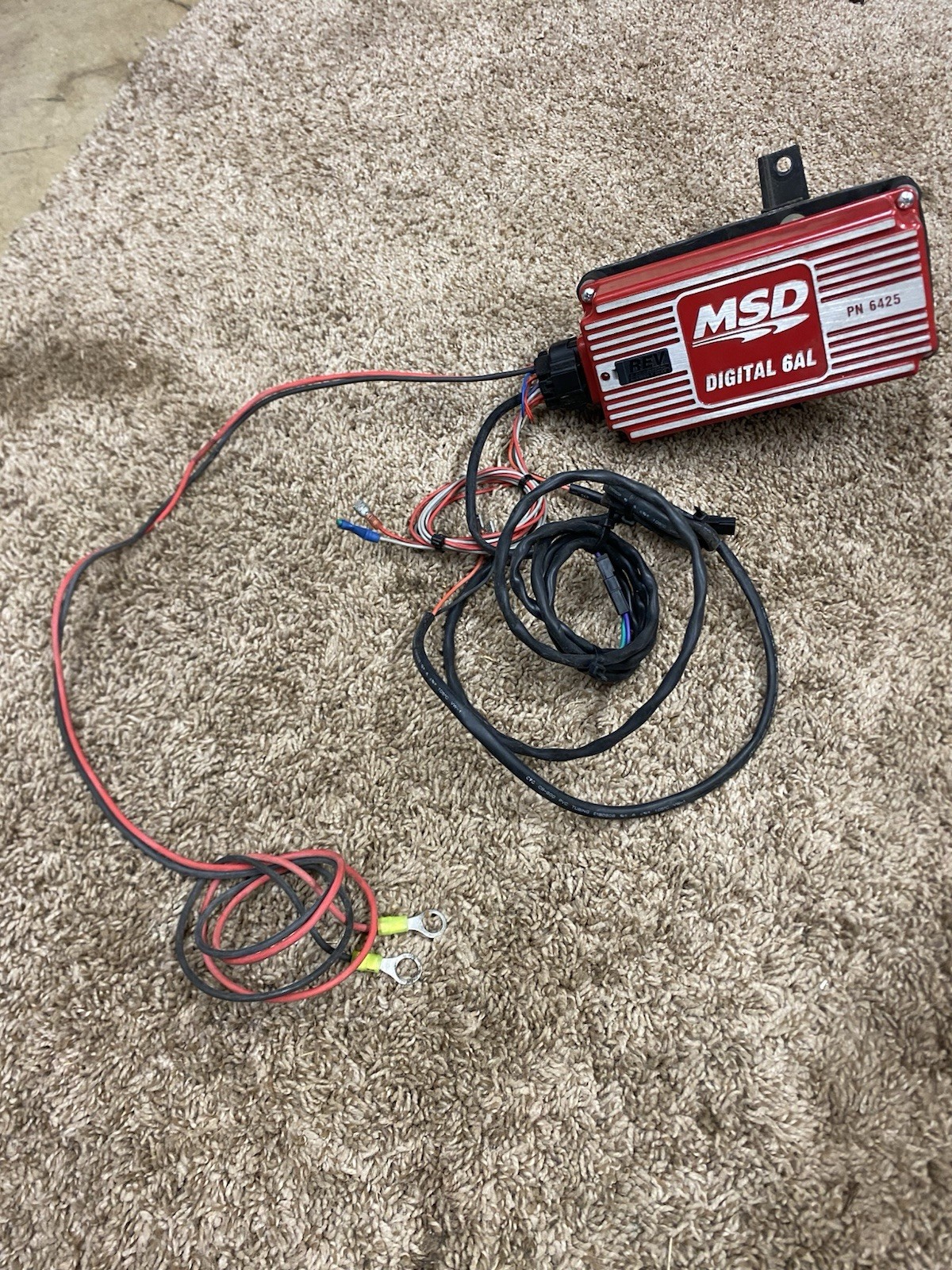 MSD Ignition Digital 6AL Box 6425 Fender Well Bracket Great Condition Like New