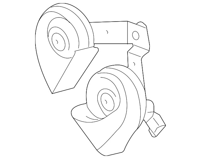 Genuine Ford Horn BC3Z13832A