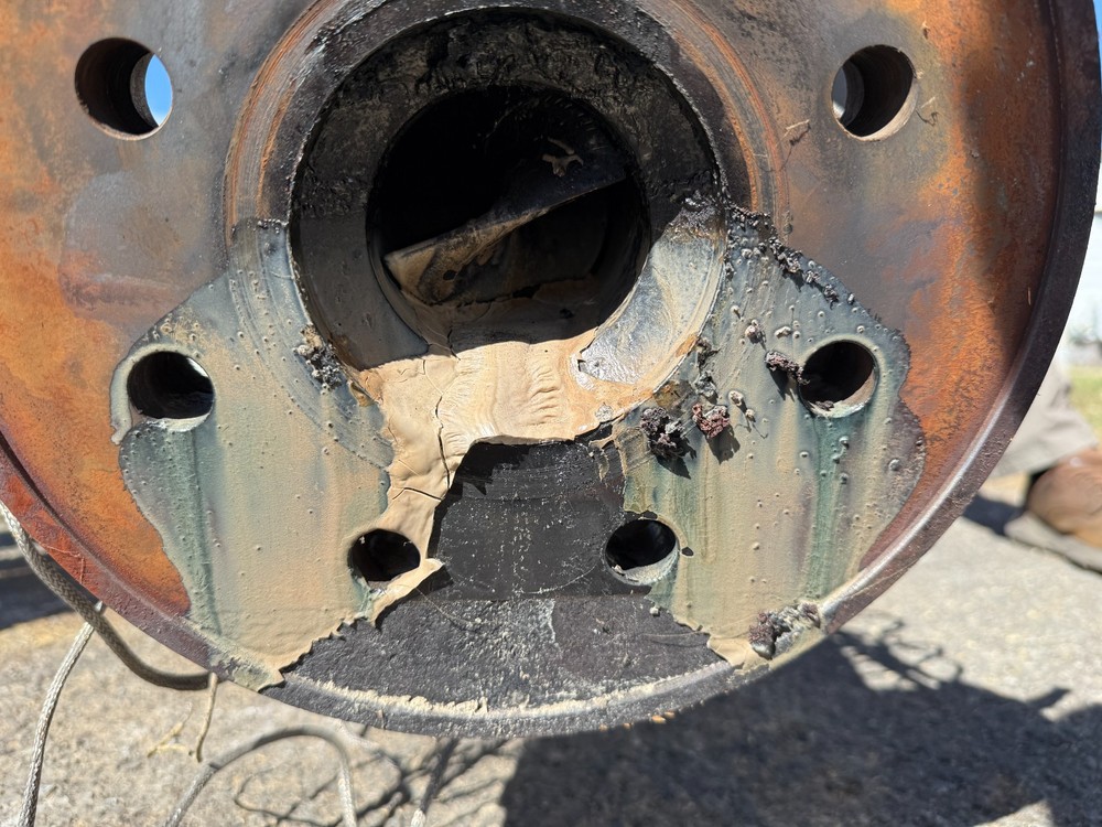 Used Static Mixer Feedblock for PTI Sheet Extruder