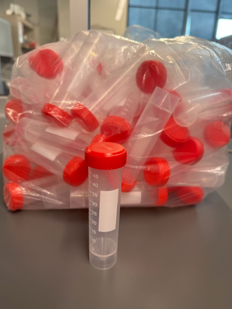 Self Standing Centrifuge Tubes 50mL [100 Pack]