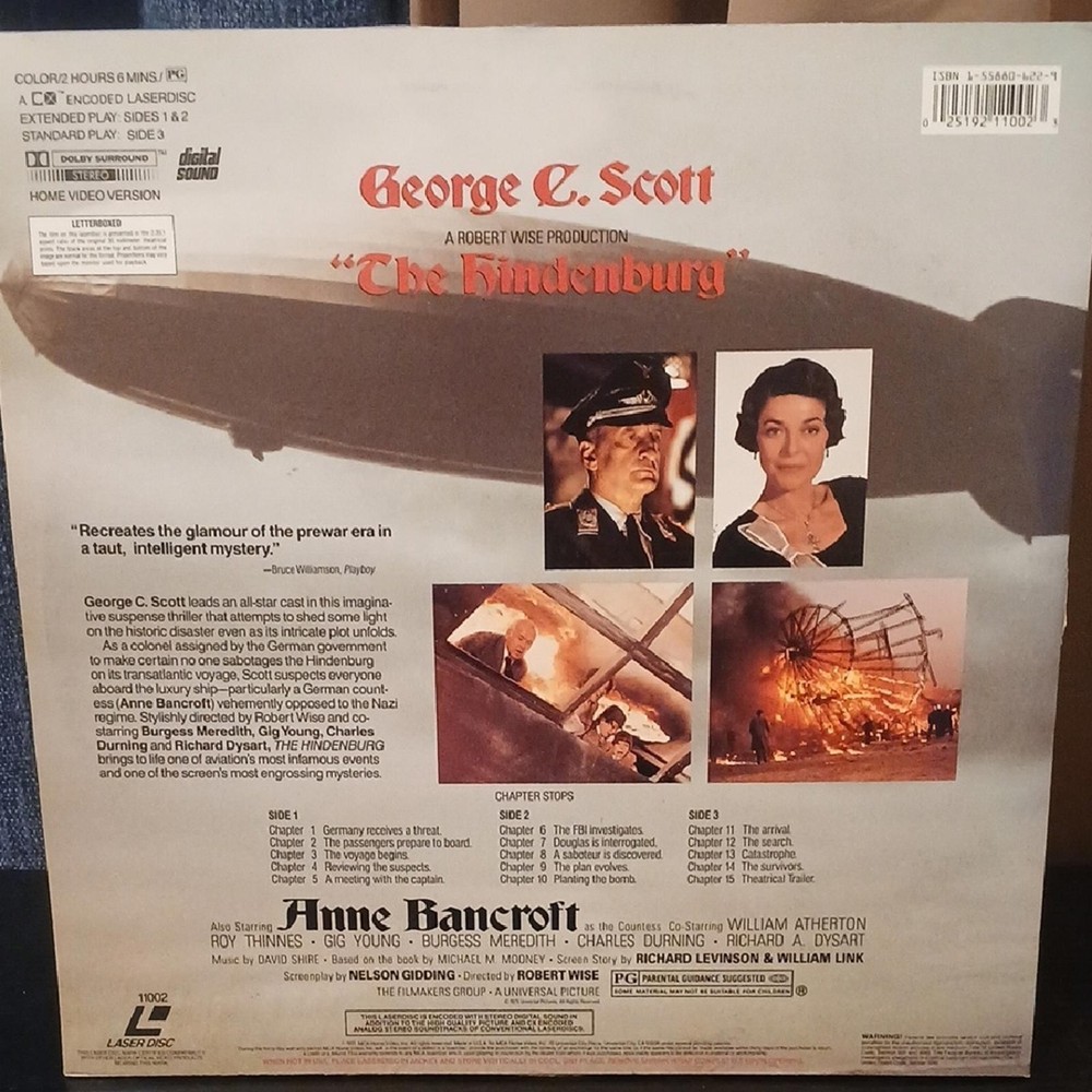 "Make Offer" The Hindenburg LaserDisc