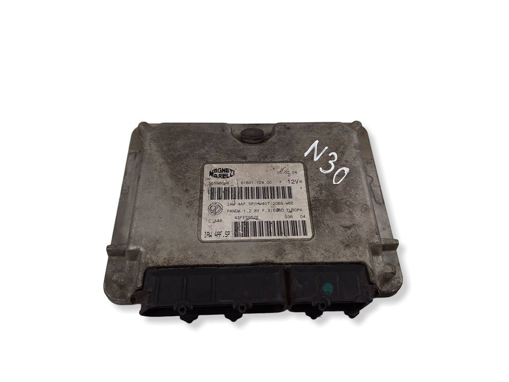Fiat Panda II 2008 Engine Control Module ECU 55190098 kW BVV977