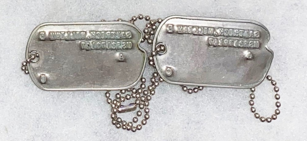 Walter Saltrick Dog Tag Set