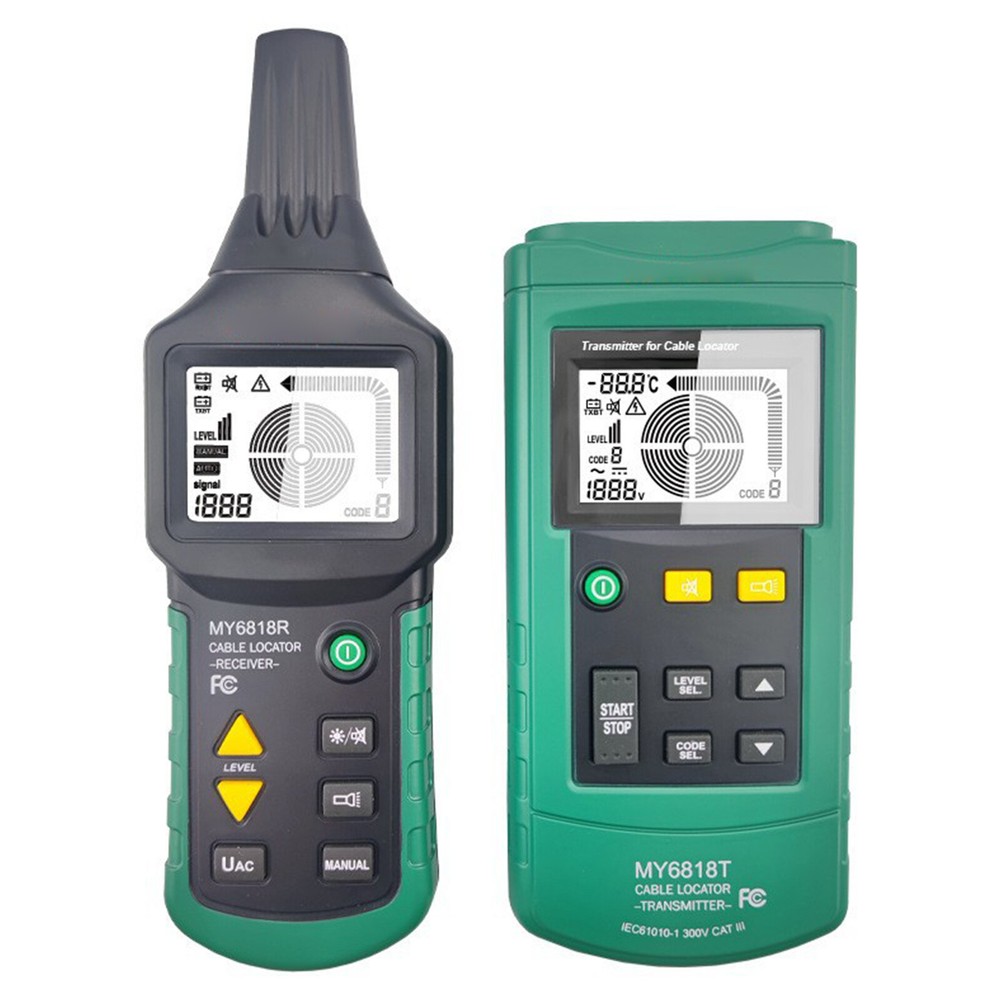 Underground Wire Locator Tester Detector Pro Cable Pipelines Tracker 1 Set