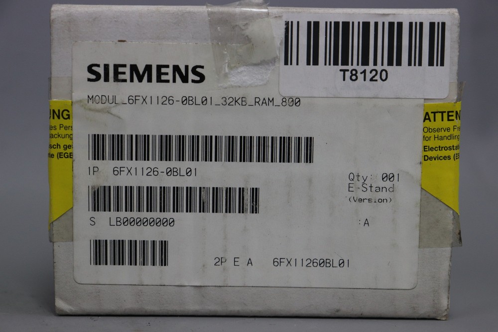 Siemens 6FX1126-0BL01 E-Stand: a Sinumerik Eprom Module Unused
