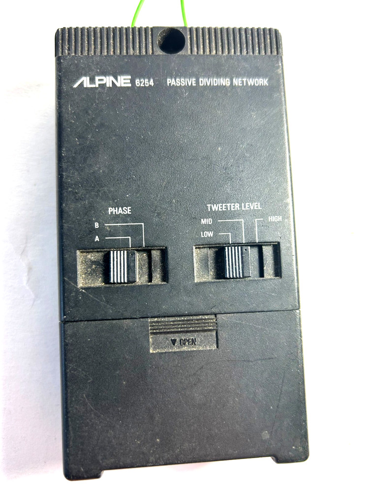 ALPINE 6254 Crossover * Passive dividing Network* split tweeter/woofer sounds