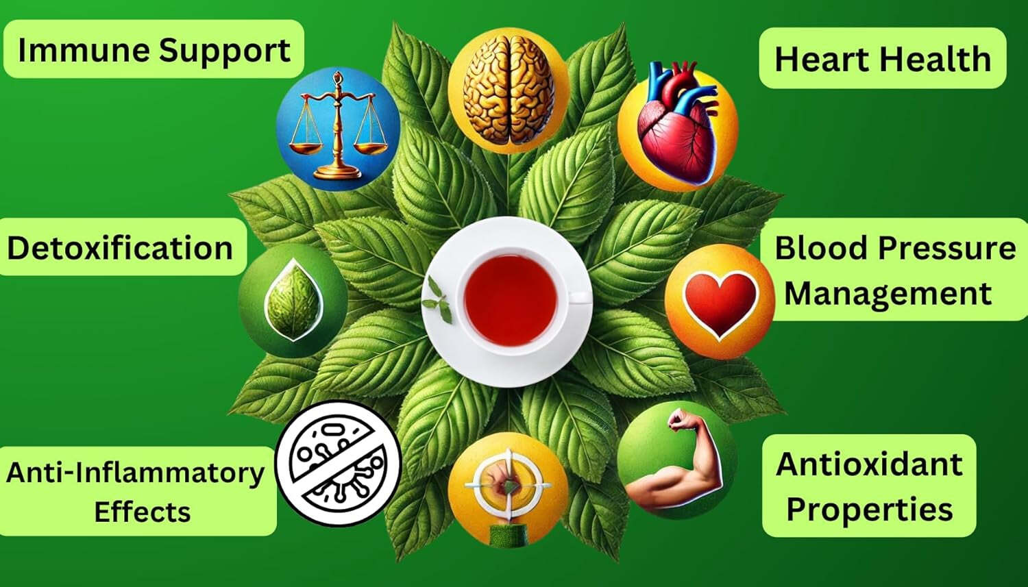 Organic Hibiscus Tea Bags - 100 Count (Plant-Based Pyramid Tea Bags)