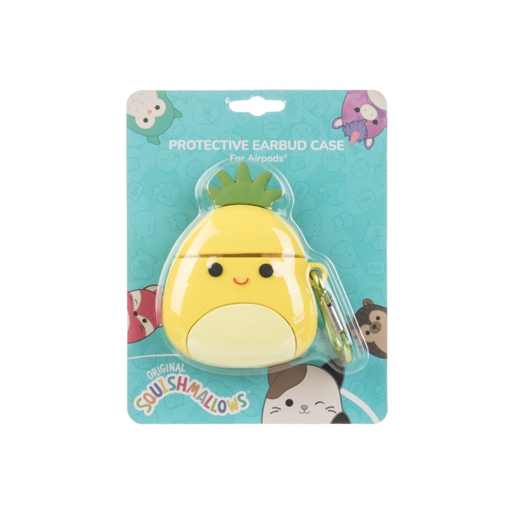 Squishmallow MAUI PINEAPPLE PROTECTIVE EARBUD CASE GEN 1 & 2 NEW