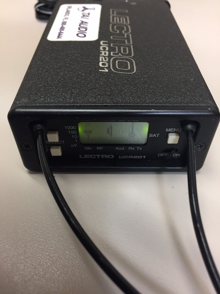 Lectrosonics Wireless Audio Receiver UCR201