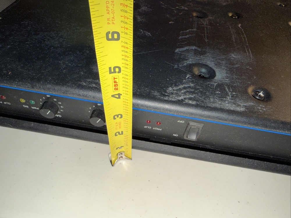 QSC MX-1500A Professional Power Amplifier - Powers On, Untested