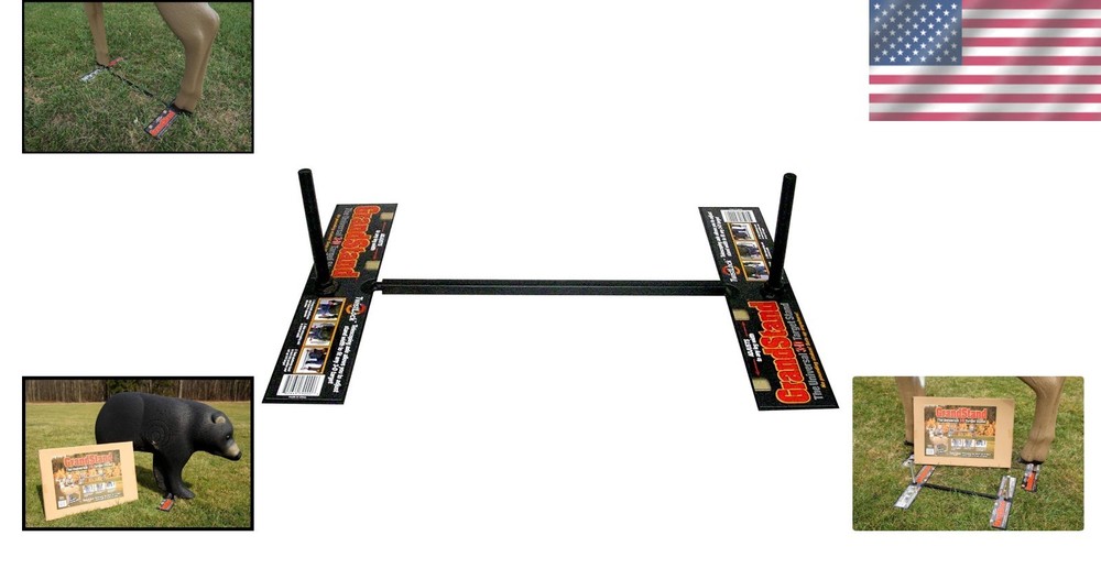 Universal Adjustable 3D Archery Target Stand - Fits Leg Widths 18.25" to 29"