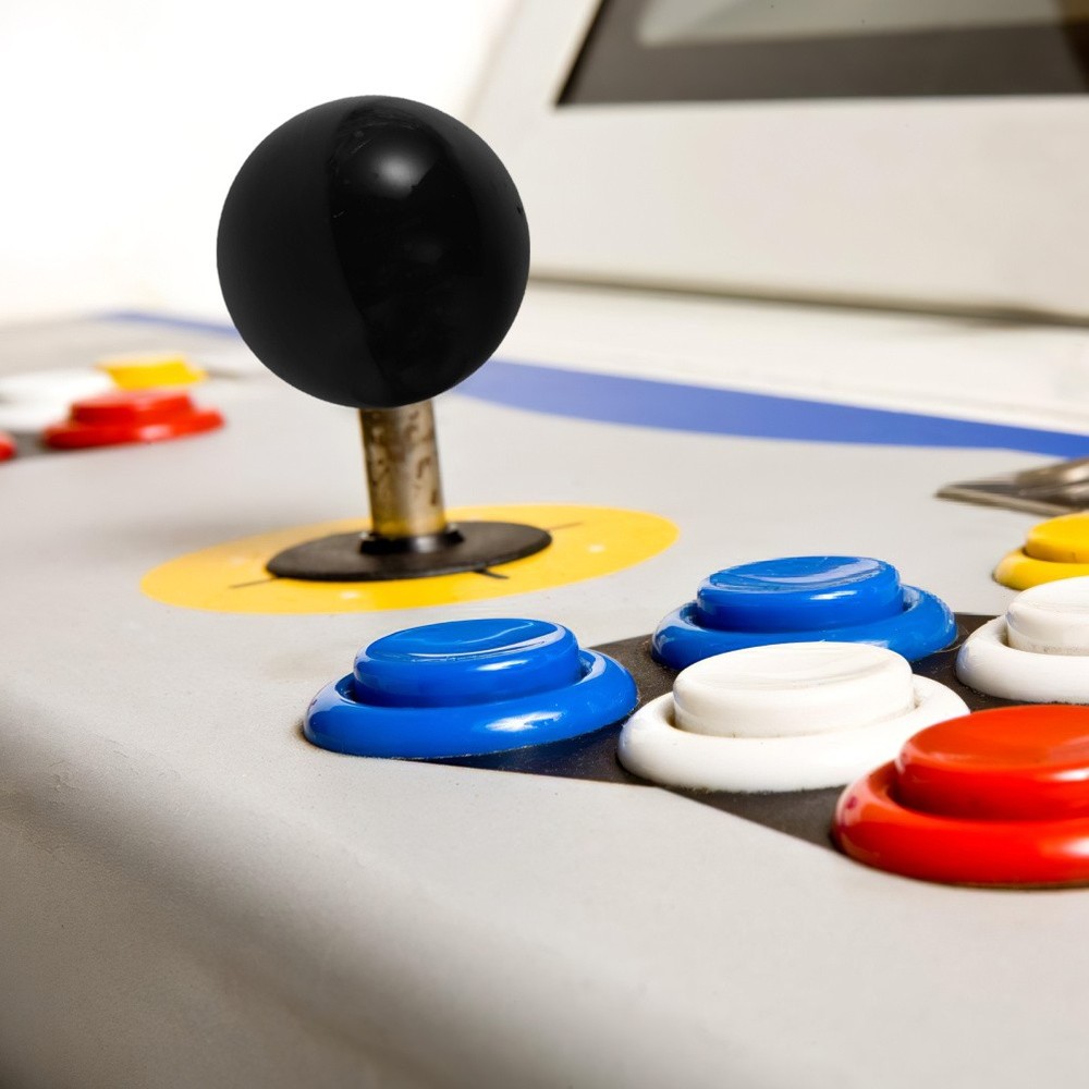 2pcs Arcade Game Joystick Ball Top - Threaded Knob Replacement for Fighting