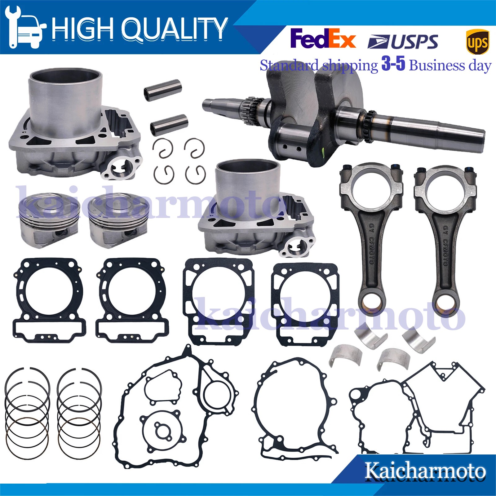 Crankshaft A Cylinder Piston Kit for CFMOTO 1000 Zforce Uforce 0JYA-041000-10012