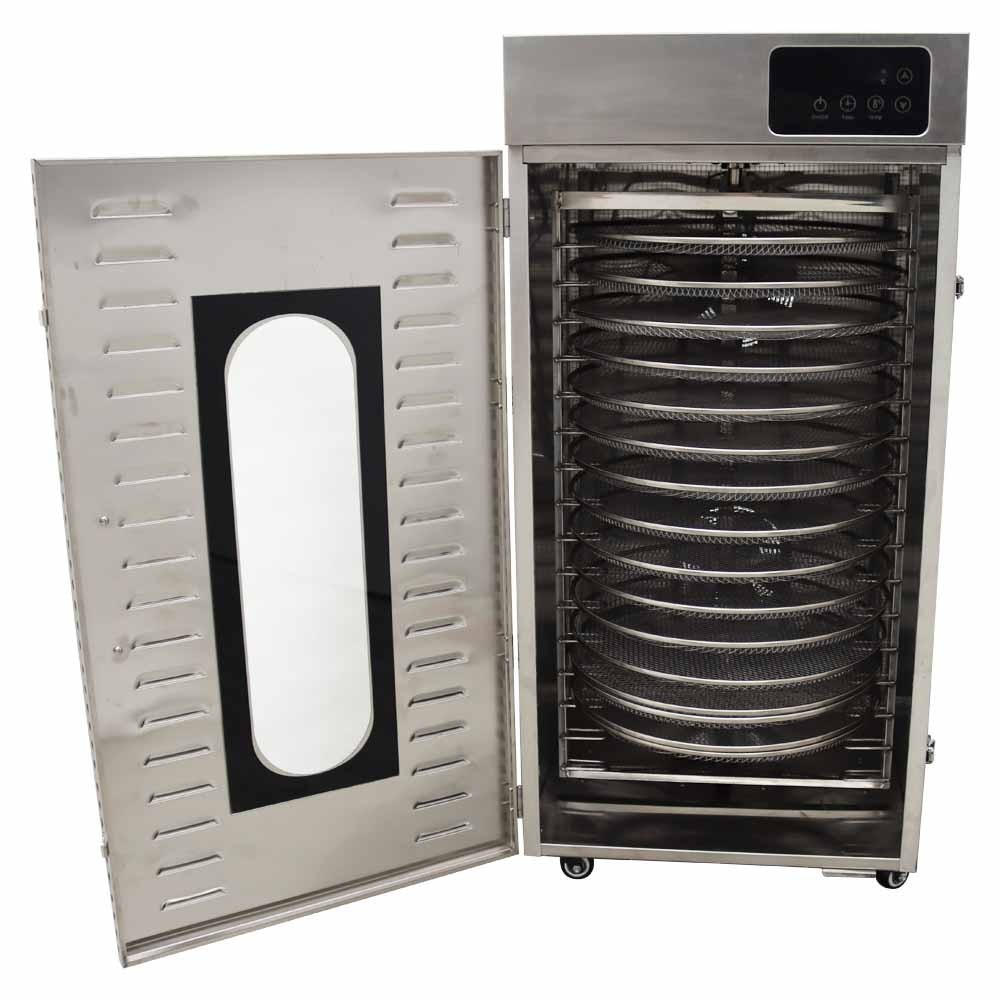 110V 16 Layers Rotary Dryer Fruit Vegetable Drying Machine Temp&Time Adjustable
