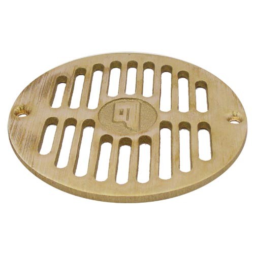 Franklin 11508 5 1/2" Round Brass Floor Drain Strainer