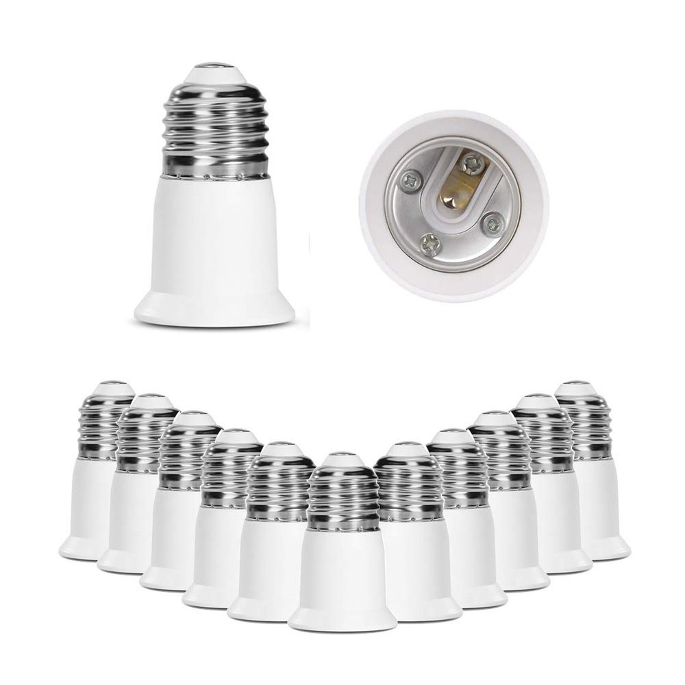 E26 Socket Extender - 12-Pack, 3CM/1.2 Inch Light Socket Extension