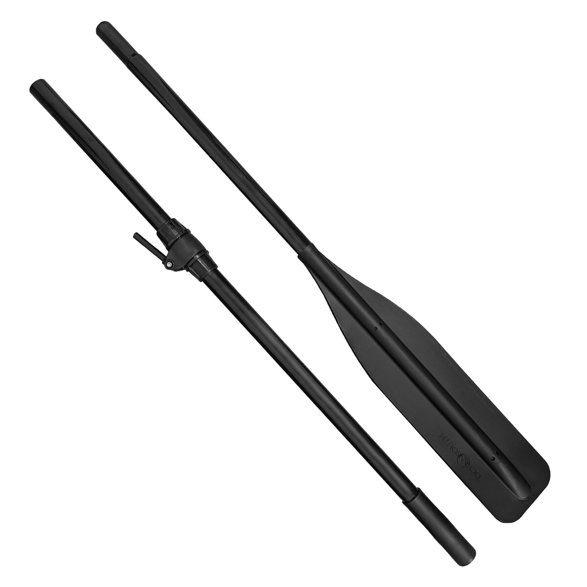 Flat Blade Aluminum Oars with Oar Locks, Detachable