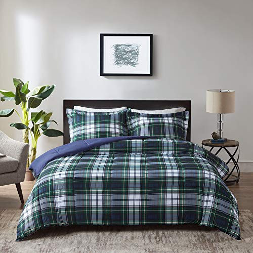 Parkston Down Alternative Comforter Mini Set, Full/ Queen Full/Queen Navy