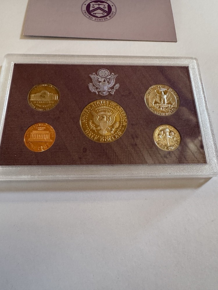 1989 S Proof Set Original Box - 5 Coins US Mint
