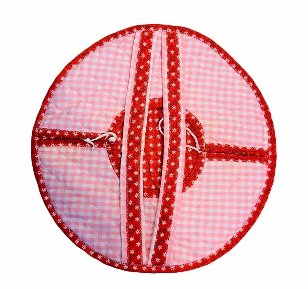 4263 Adjustable round Caserole Carrier quilted 17"