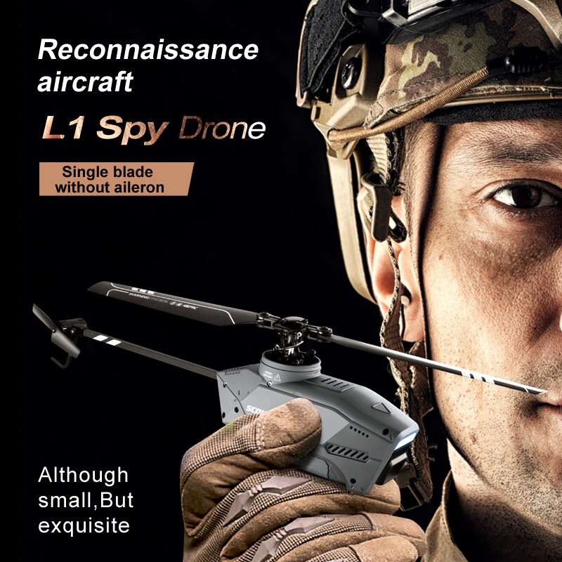 4DRC L1 Remote Control Helicopter Dual Camera Aircraft Optical Flow Positioning