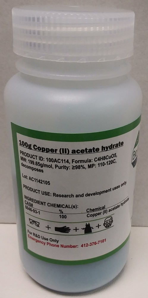 Copper (II) acetate hydrate