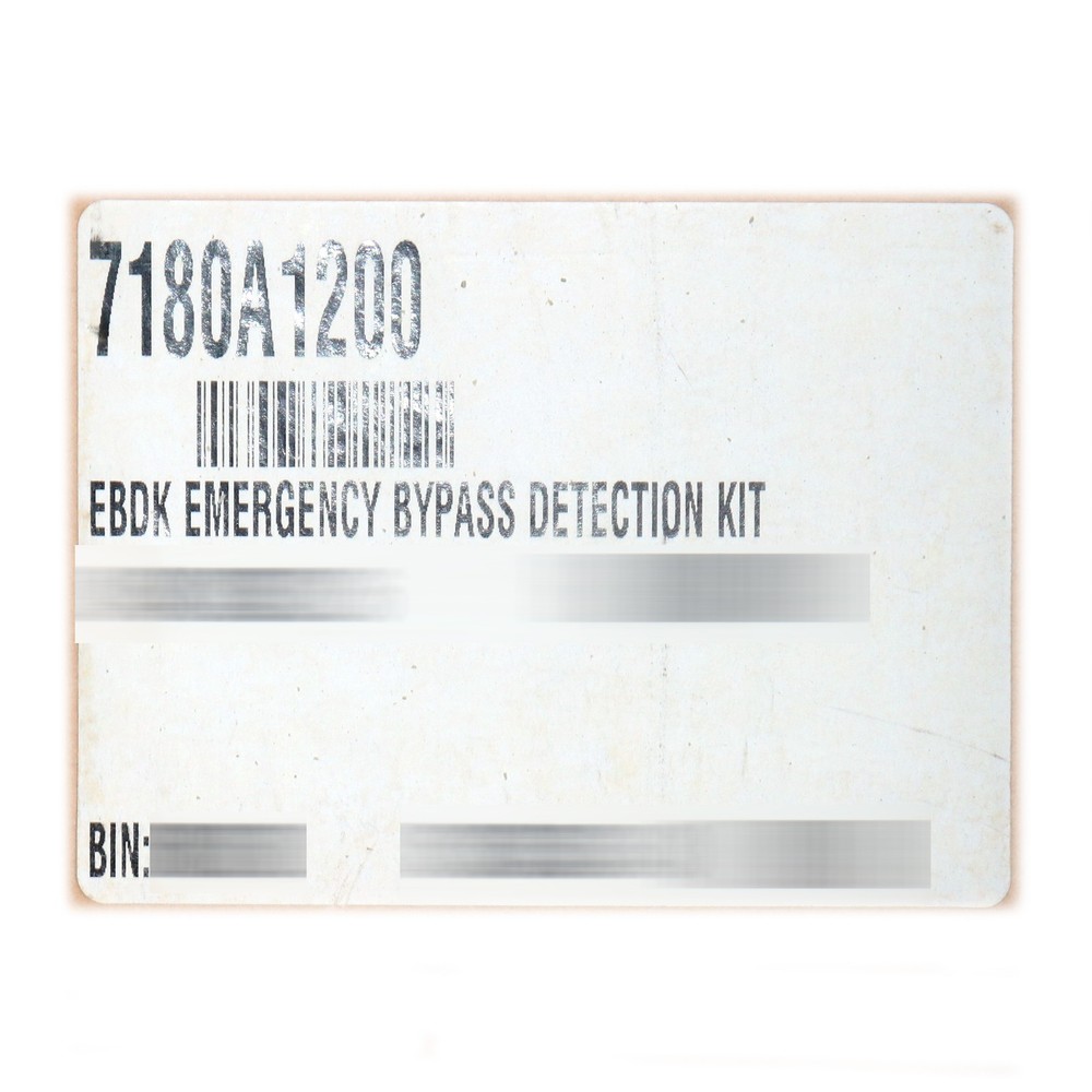 ETC LIGHTING 7180A1200 EBDK EMERGENCY BYPASS DETECTION KIT PANEL