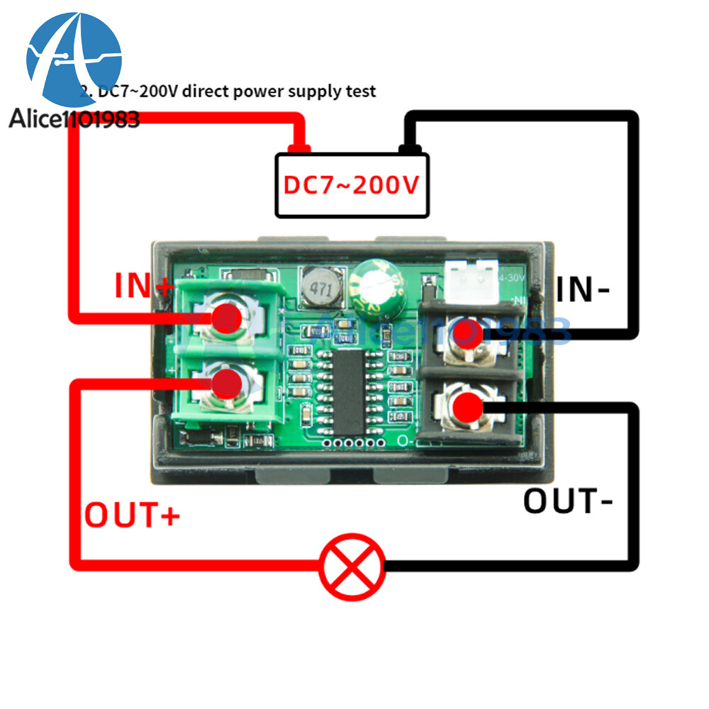 DC 7-200V 20A 1.14" HD IPS LCD Screen 8-in-1 Multi-function Power Voltage Meter