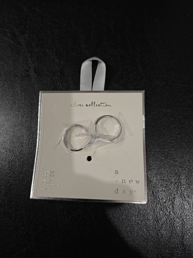 Zz- A new day silver Rings Size 7