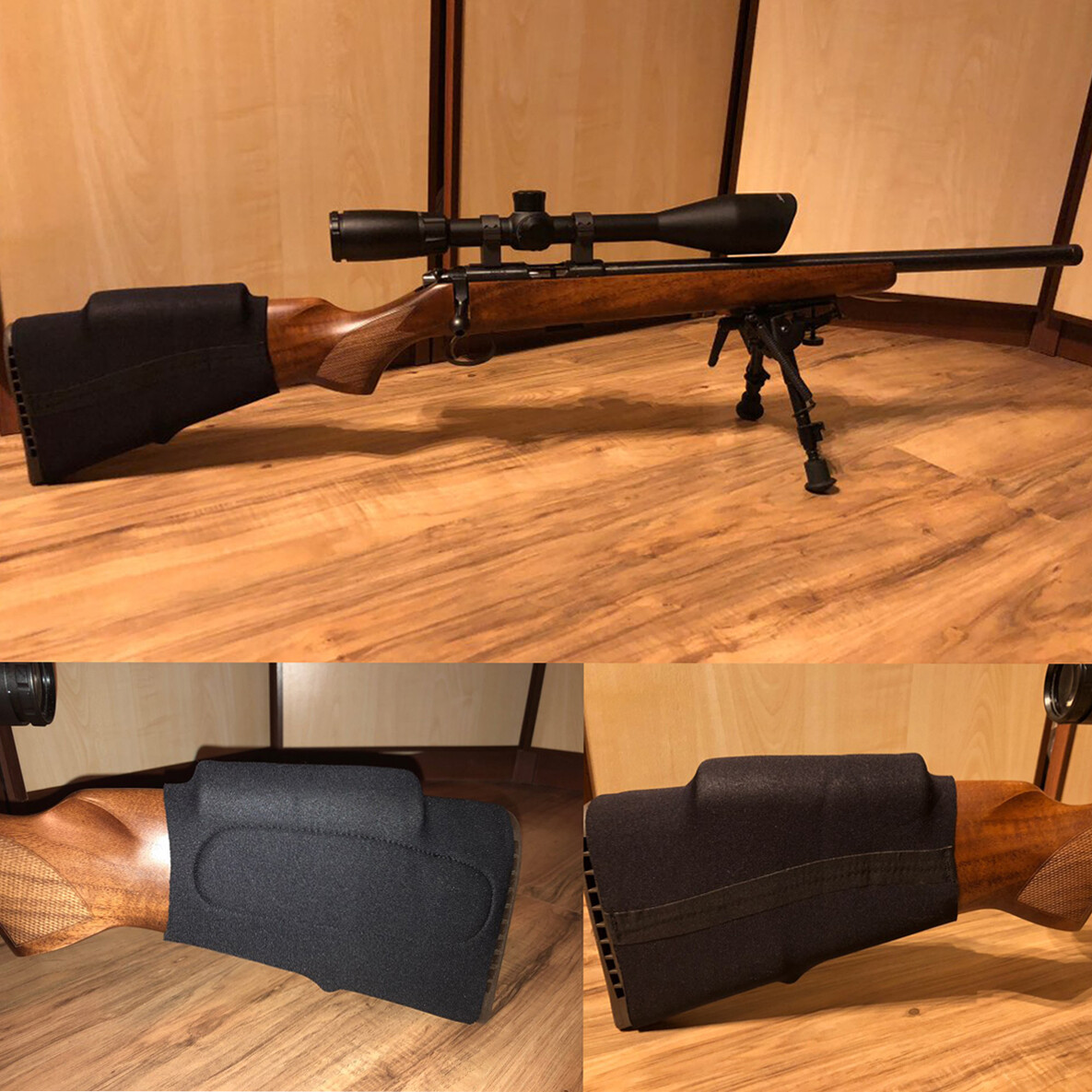 Tourbon Cheek Rest Riser Rifle Buttstock Holder Adjustable with 3 EVA Foam Pad