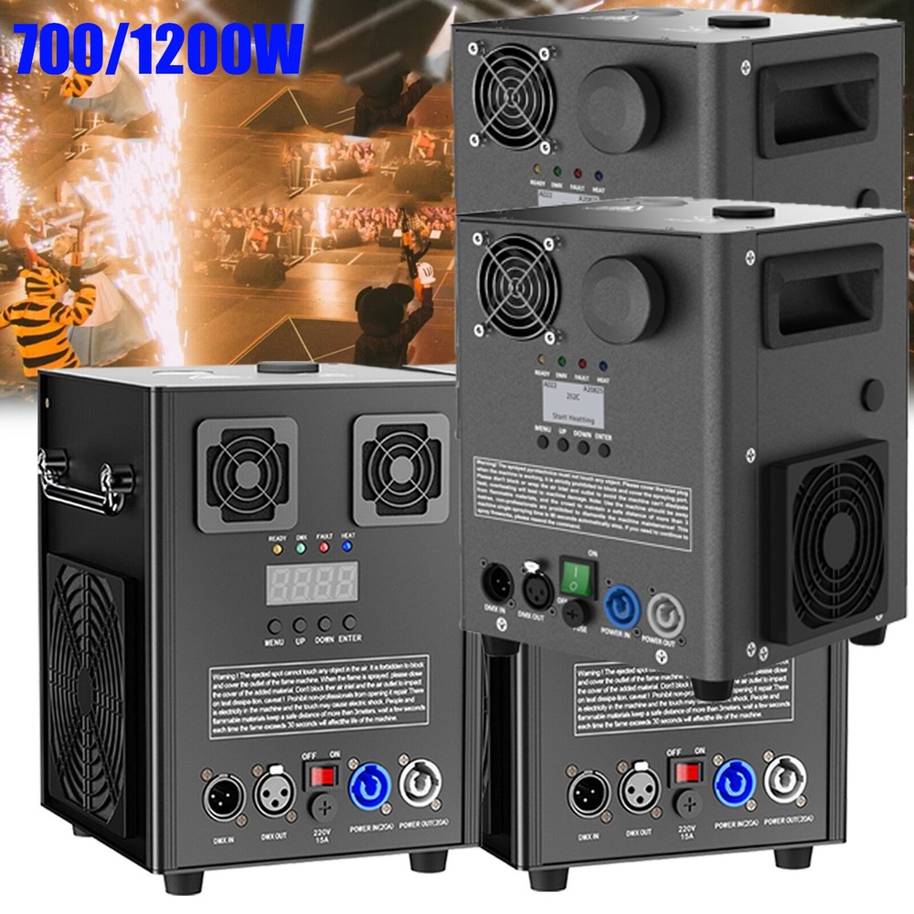 2 Sizes Cold Spark Machine Stage Effect DMX Firework Machine Club Wedding Show