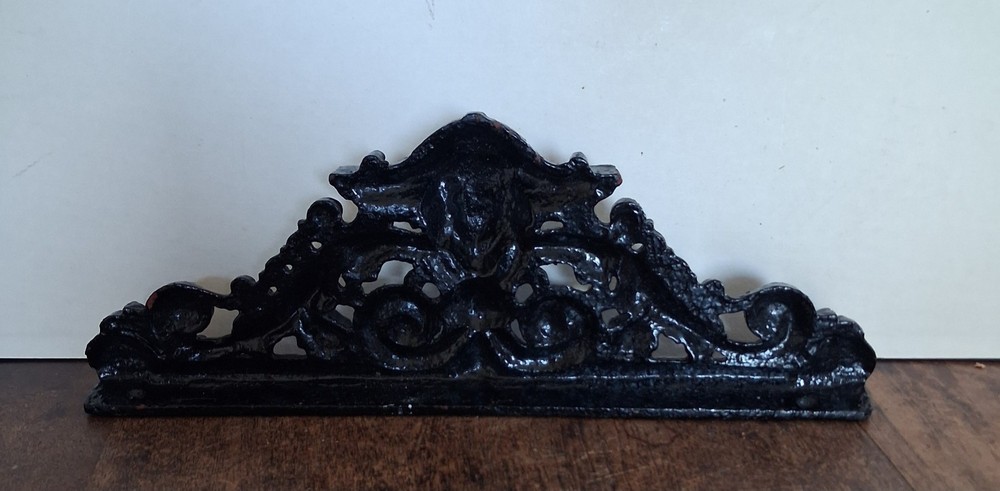 Victorian Cast Iron Pediment Header
