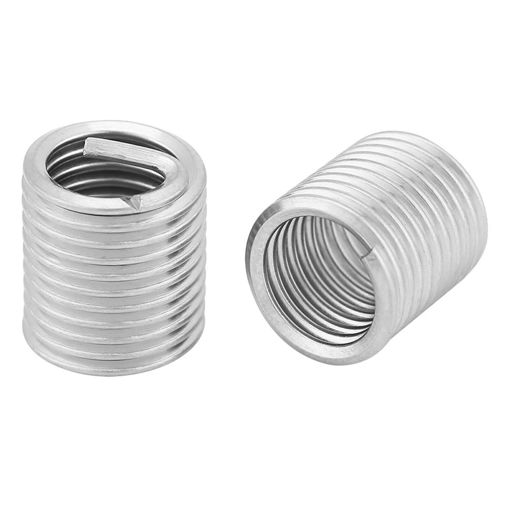 100pcs Stainless Steel SS304 Coiled Wire Helical Screw Thread Inserts