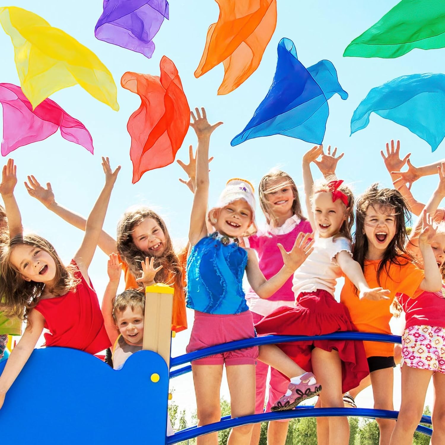 Scarves for Kids Play, 24 Inch Juggling Scarves, 15/, Play Sc