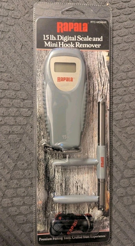 Rapala 15 Lb Digital Scale With Mini Hook Remover