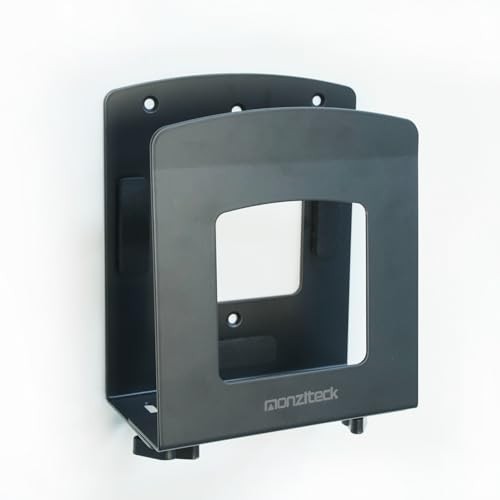Adjustable Electronic Device Wall Mount|Universal Holder for Small Computers,