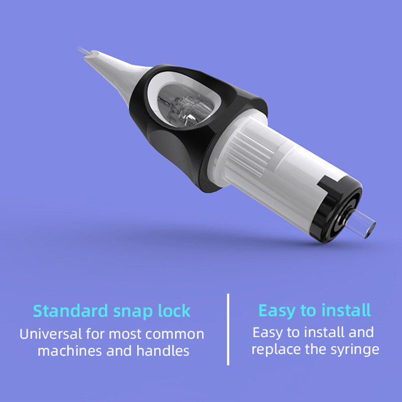 20-100Pcs Professional Sterile White Tattoo Cartridge Needle Shader RL RS RM M1