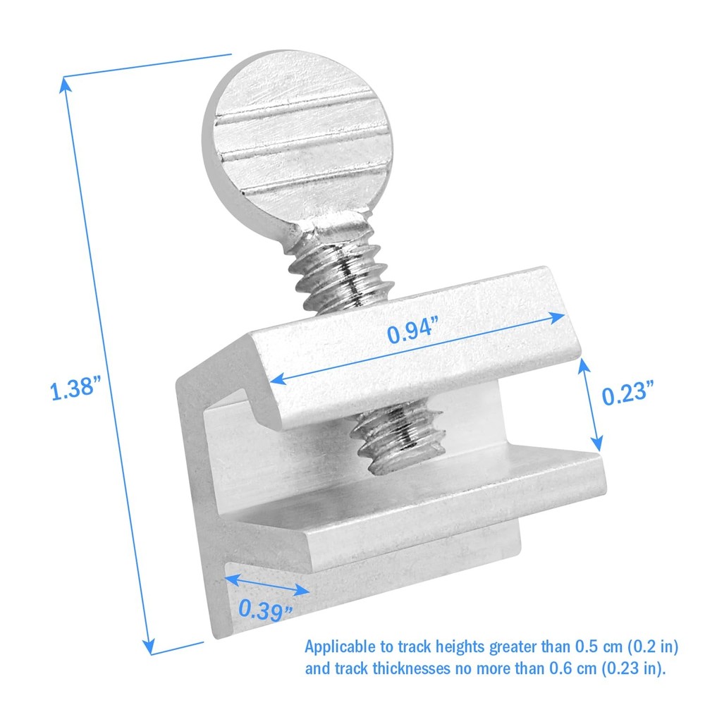 "Nuk3y Sliding Window Security Locks (Aluminum, 12 Pack)"