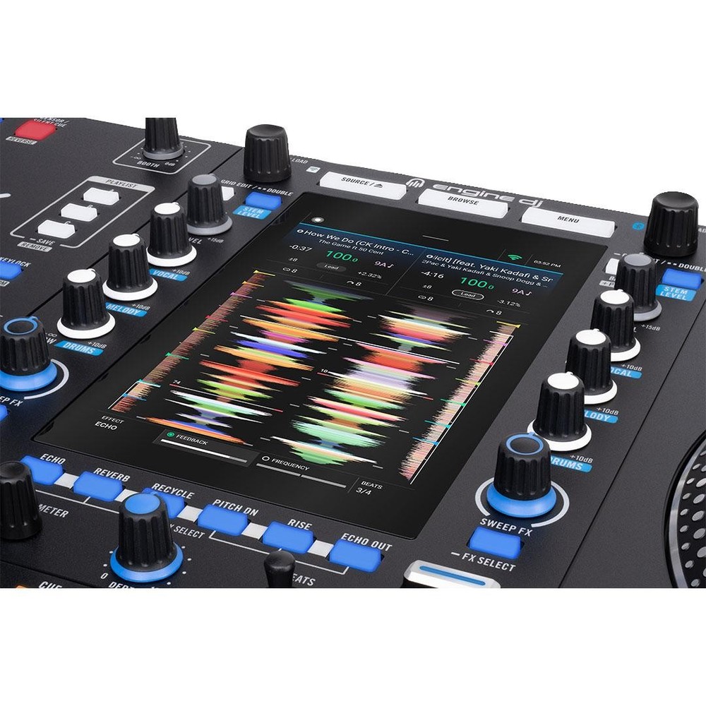 Rane SYSTEM ONE Motorized Platters Stems Standalone DJ System Silver Case