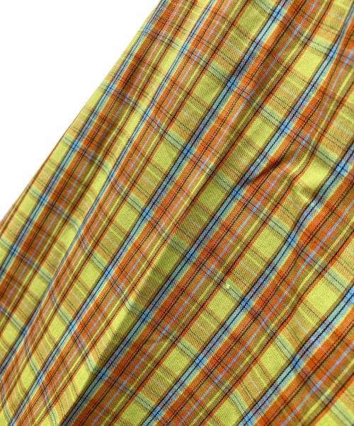 NIGEL CABOURN Check shirt Yellow green