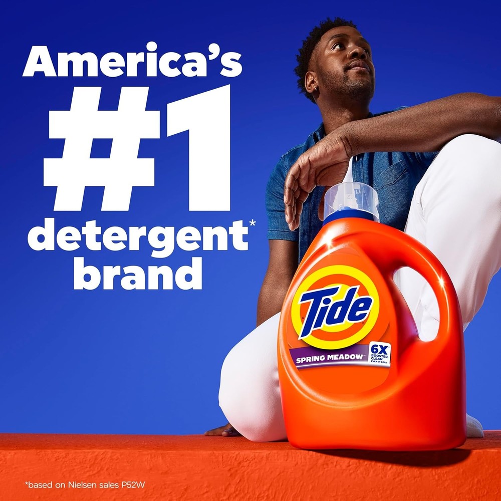Liquid Laundry Detergent, Original Scent, 125 Fl Oz, 100 Loads, Boosted Clean Ev