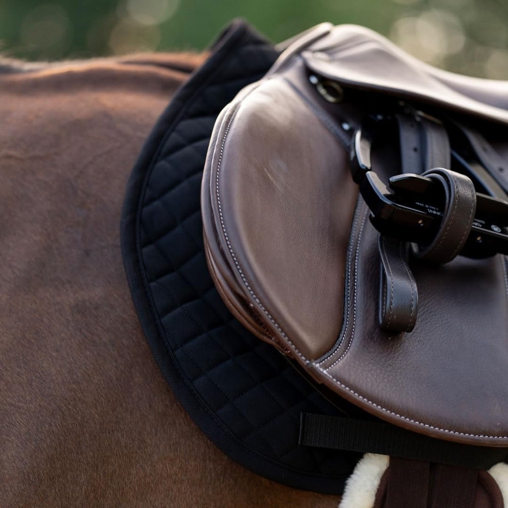 Basic All Purpose Horse Riding Saddle Pad | Wither Relief Brushed Underside f...