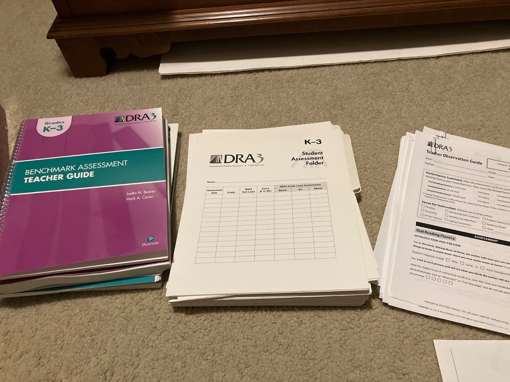 Pearson DRA3 Developmental Reading Assessment Grade K-3 Kit