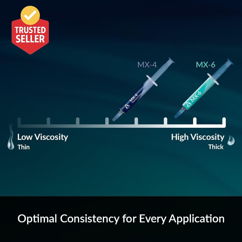 MX-4 (4 G) - Premium Performance Thermal Paste for All Processors (CPU, GPU - PC