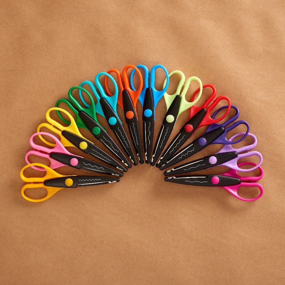 Decorative Edge Scissors for Crafting 12-Piece Set Paper Edging Scrapbooking