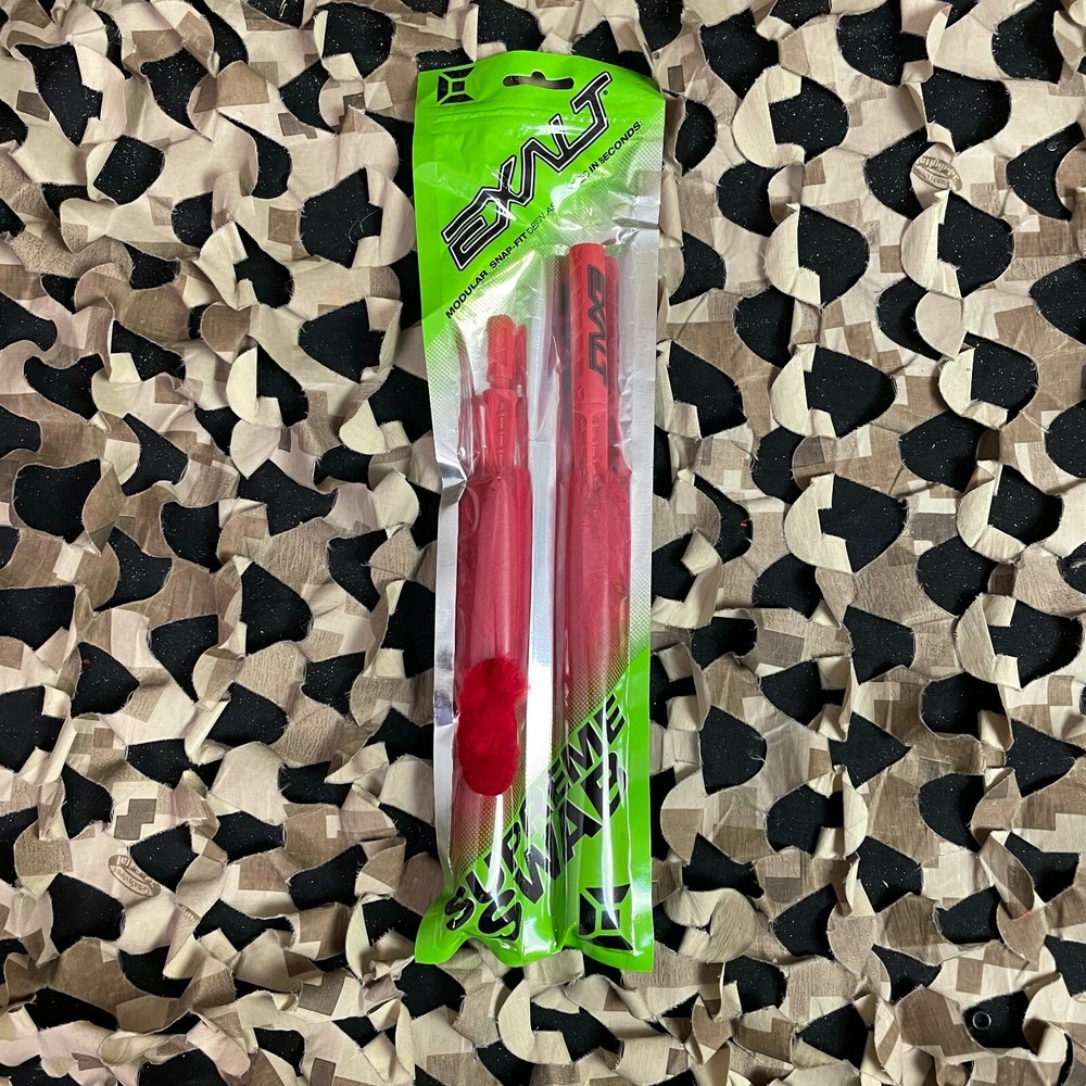 NEW Exalt Paintball Supreme Swab - Solid Red
