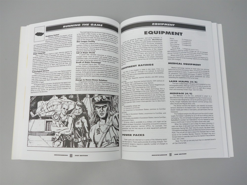 Mechwarrior - Battletech RPG: Second Edition Core Book