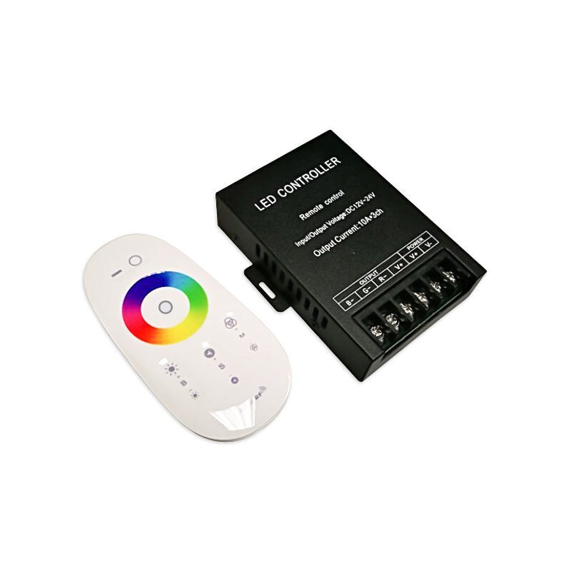 2.4G Touch Remote Control 30A Controller RGB Dimmer LED Light Strip Controller