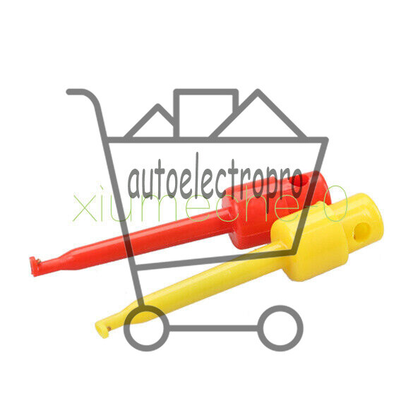 10pcs Large Size Round Single Hook Clip Test Probe for Electronic Testing