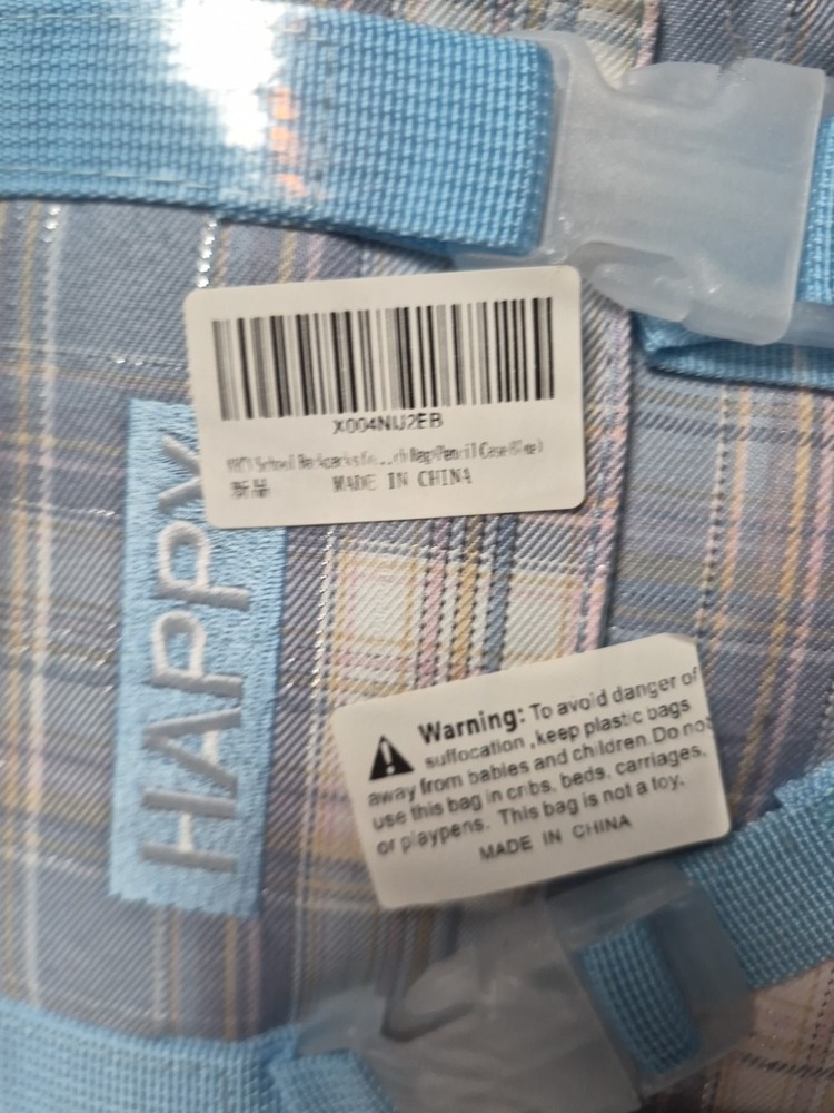 WYCY Girls Blue Backpack 3pc